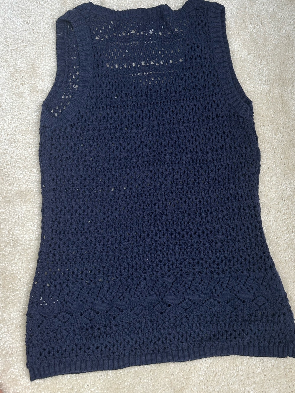 Cotton Knit Sleeve-less Tank size XS